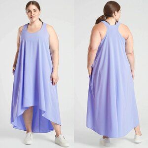 Athleta Purple Presidio Maxi Dress Plus Size Size 1X 2791